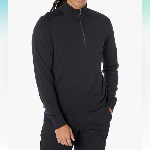 Men's merino wool Gray Sweater - Picture 1 of 6